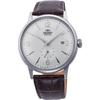 Orient Bambino Dress Watch Men's Small Second Japanese Automatic Stainless Steel Leather Silver