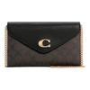 Мини сумка-камера Jamie Signature Canvas Коричневый Черный Золотая фурнитура C7301-IMAA8