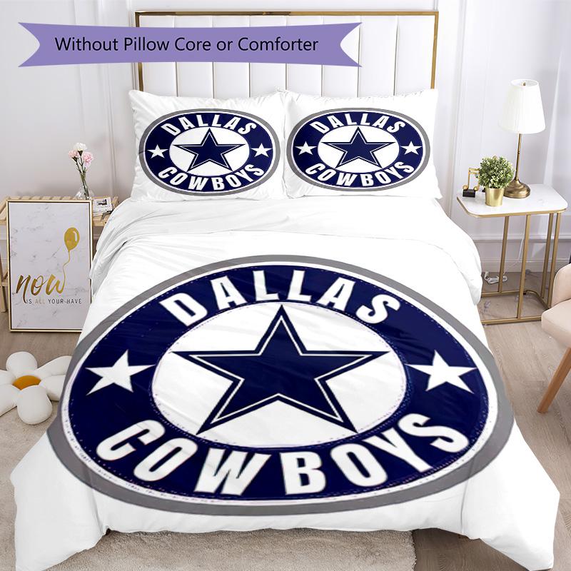 Dallas Bedding Set Breathable Duvet Cover with Pillowcases Decorative Bed Linen for Bedroom Home Decoration Birthday Gift