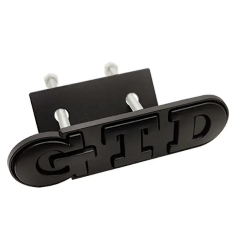 3D Металлическая эмблема GTD для автомобиля, наклейка на багажник, эмблема на решетку радиатора для Polo GTD MK4 MK5 MK6 MK7 Golf 4 5 6 7, автоаксессуары
