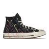 Chuck 70 High Paint Splatter - Black Unisex Sneakers Hyper-Magenta Egret 170801C