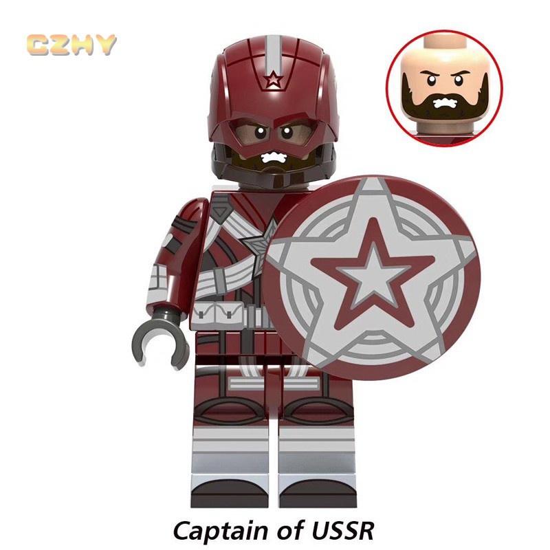 Новые минифигурки Черной Вдовы, игрушки-строительные блоки супергероев