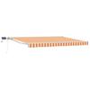 Manual Awning Frame with LEDs in Yellow Orange and White 5 x 3 m
