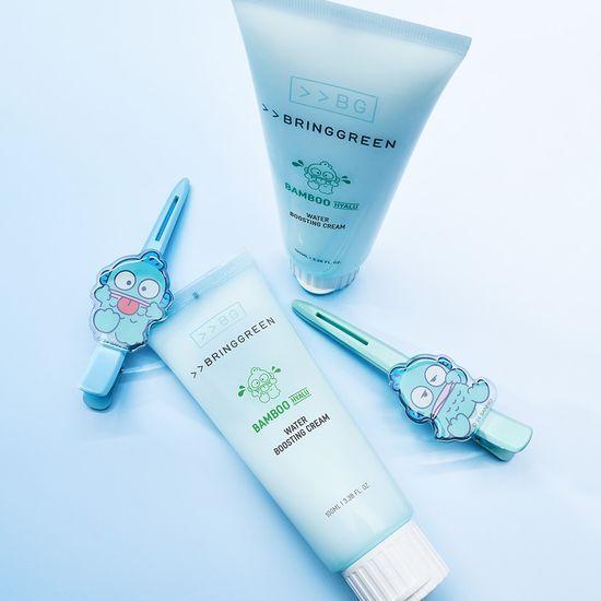Bring Green Bamboo Hyalu Увлажняющий крем 100 мл Double Plan (+Шпилька Хангё-дон)