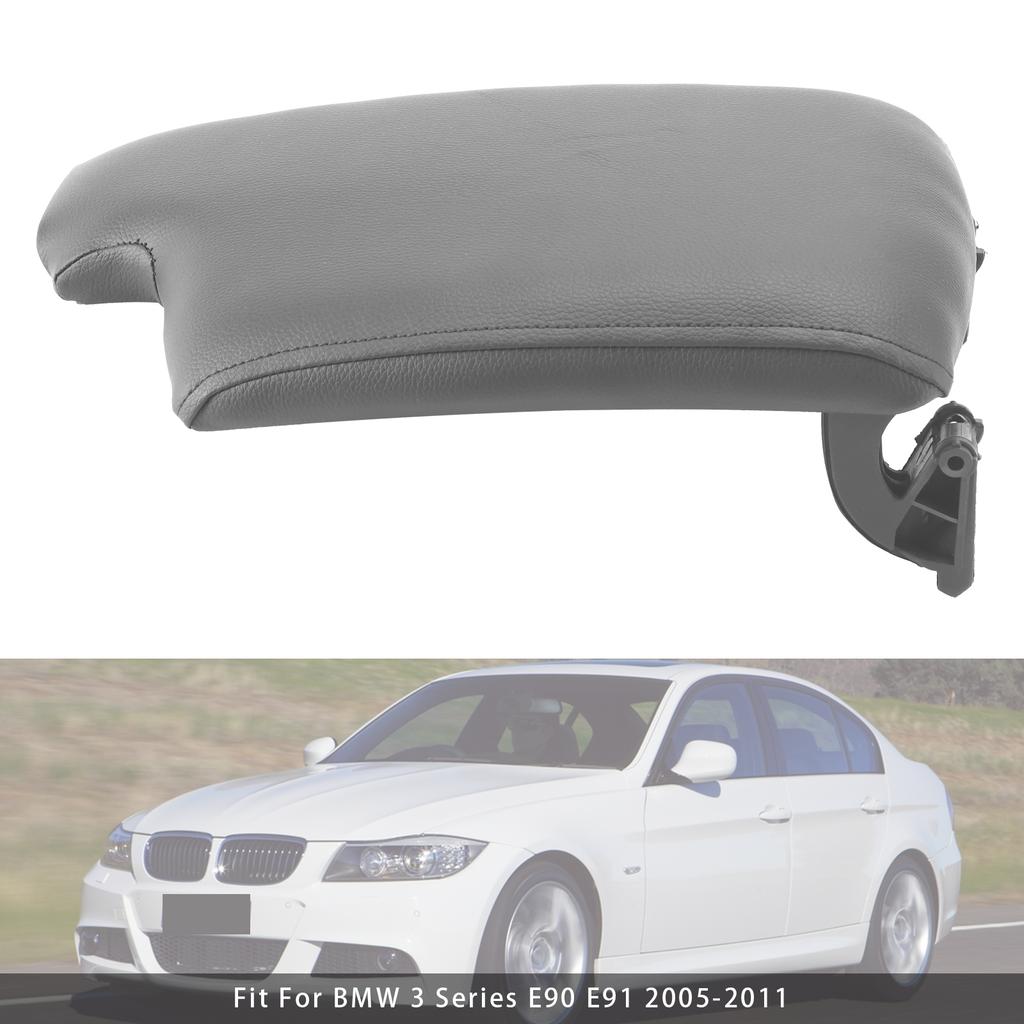 Серый кожаный подлокотник крышка центральной консоли для BMW E90 E91 E92 E93 51169134486
