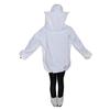 Home Beekeeping Smock Veil Bee Protective Clothes Hat Pull Over Livestock Supplies White Zip Jacket Suit