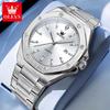 OLEVS Brand Watch Men's Business Quartz Watch Steel Strip 3613
