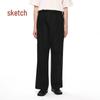 CROQUIS Men's 2025 Spring Loose Cotton Straight-Leg Casual Pants