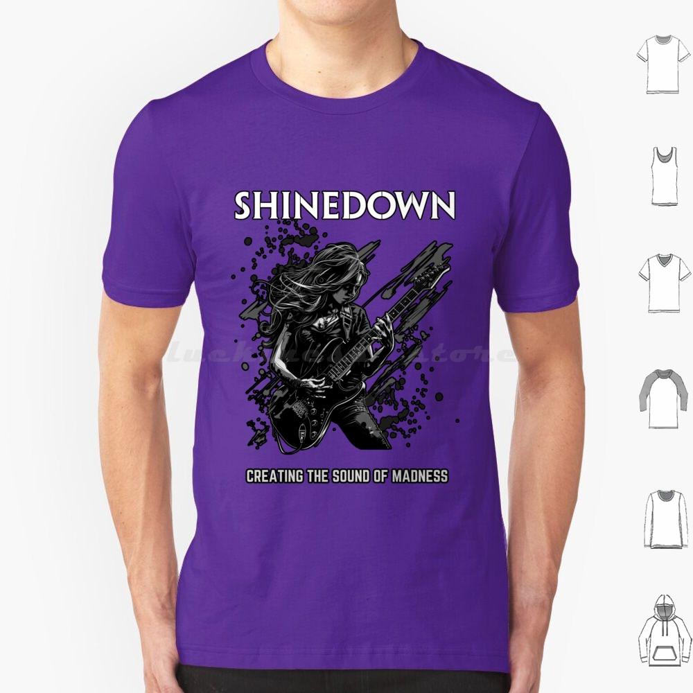 Creating The Sounds Of Madness T Shirt Cotton Men Women DIY Print Shine Down Rockband Rockmusic Fan Band