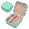 Korean version of simple jewelry box, ring, earrings, trinkets, storage box, travel portable small square box, spot.