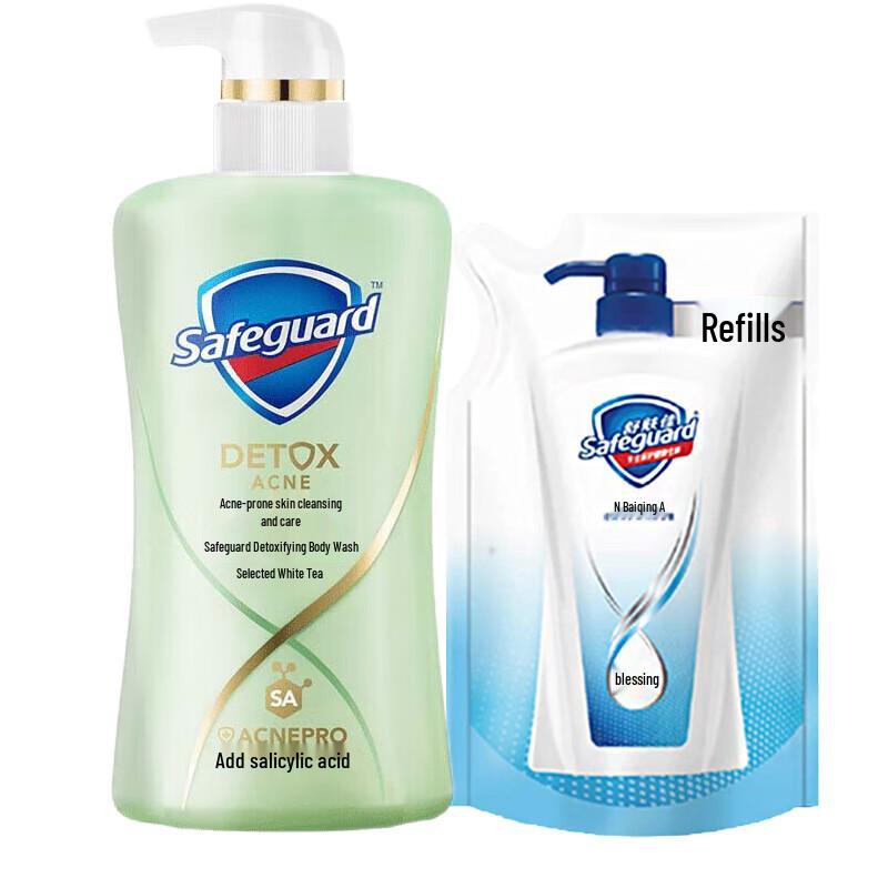 Гель для душа Safeguard Освежающий с белым чаем