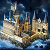 Micro Bricks City Creative Medieval Magic Castle Series School Architecture Model Building Blocks Gifts Toys Kid Adult Child