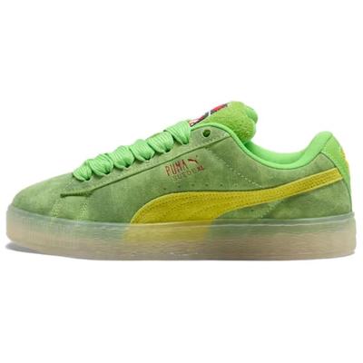 Охотники за привидениями x Suede XL Slimer Мужские кроссовки Зеленый Lime-Smash Теплый белый 399606-01