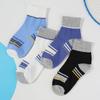5/10 Pairs Men's Mid-calf Sports Socks Striped Breathable Cotton Socks Casual Socks Lot