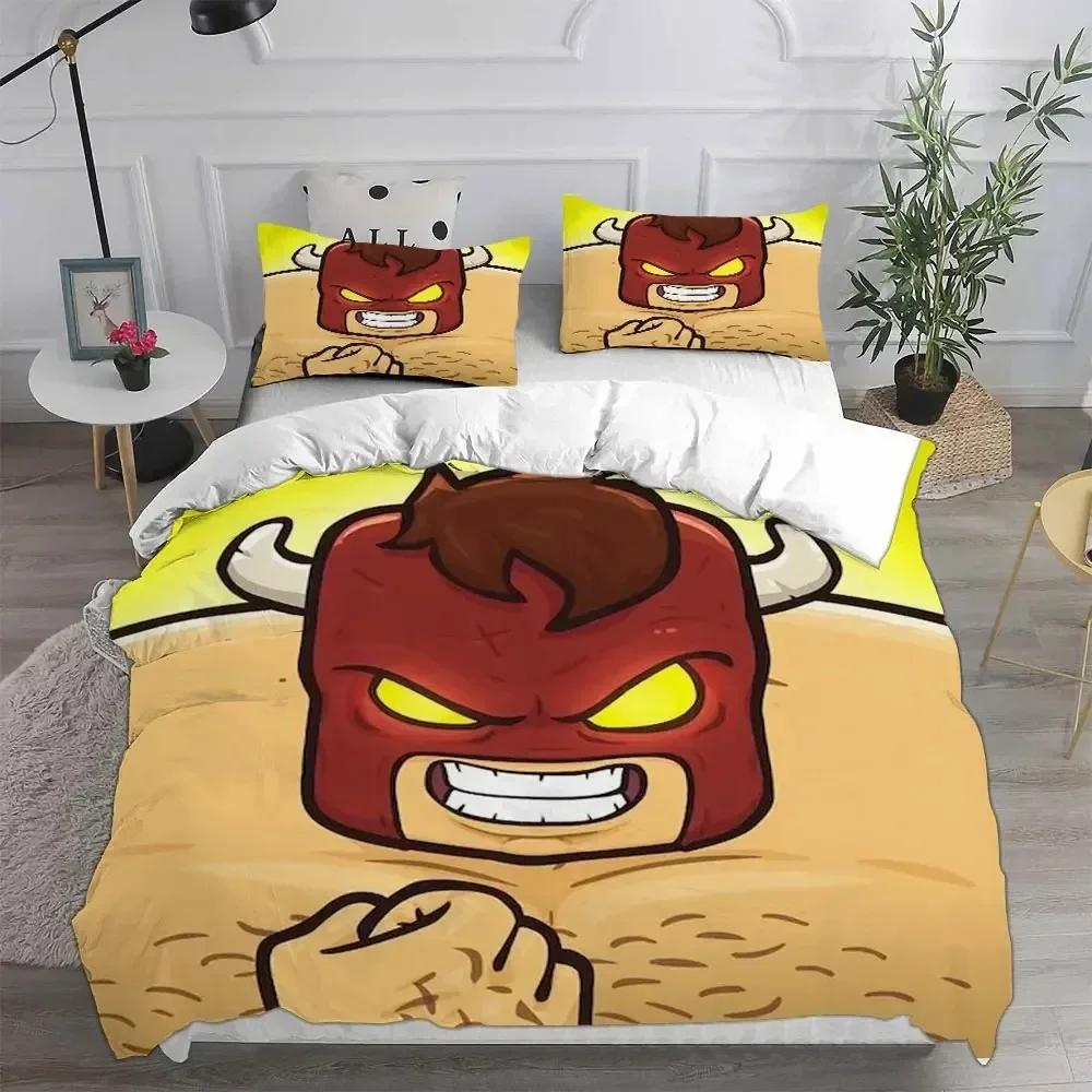 Игровые Постельное Белье Burrito Bison Launcha Libre 3D Одеяло Покрывало Пододеяльник Наволочки Детский и Взрослый Размеры