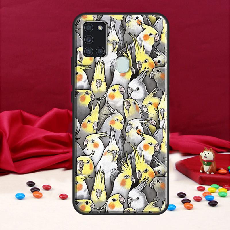 Parrot Bird Case For Samsung Galaxy A34 A54 A14 A12 A52 A22 A32 A42 A72 A13 A33 A53 A50 A51 A71 Coque