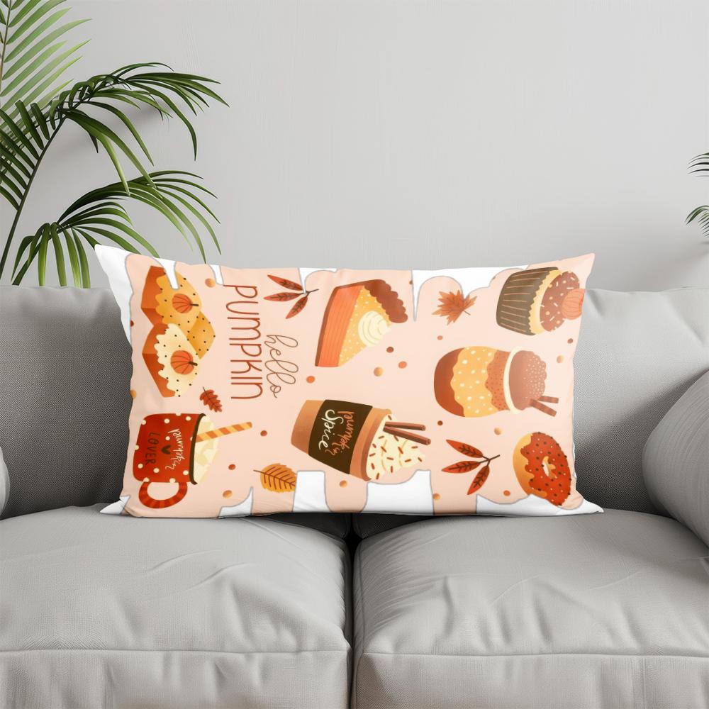 Декор для дома Узор Шишки Декоративная подушка Подходит для дивана Спальни Автомобиля Наволочка Подушка Прямоугольная Подушка для спины