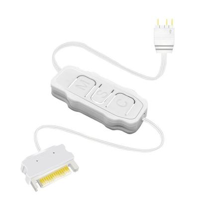 5V 3-контактный ARGB контроллер с питанием SATA и 3-контактным мини-RGB вентилятором для синхронизированной регулировки скорости и цвета