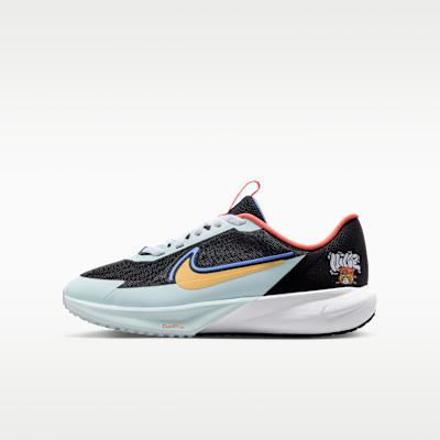 Nike Sonic Fly Black Glacier Blue Topaz Gold (GS)