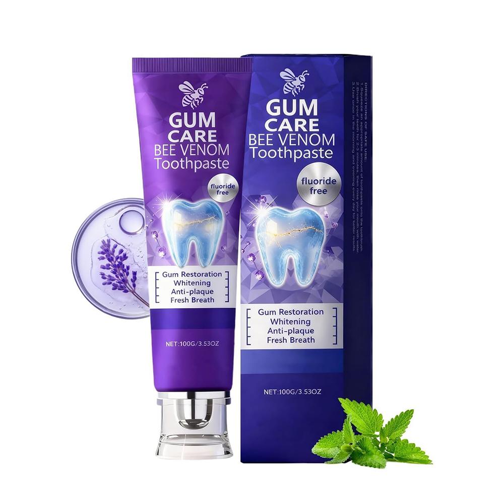 Зубная паста с пчелиным ядом, Натуральная отбеливающая зубная паста, Свежее дыхание, Натуральные ингредиенты для мужчин и женщин
