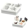 Bed Caddy Couch Cup Holder Movie Nights Easy To Clean Material Multi-functional Organizer Snacks And Drinks Holder