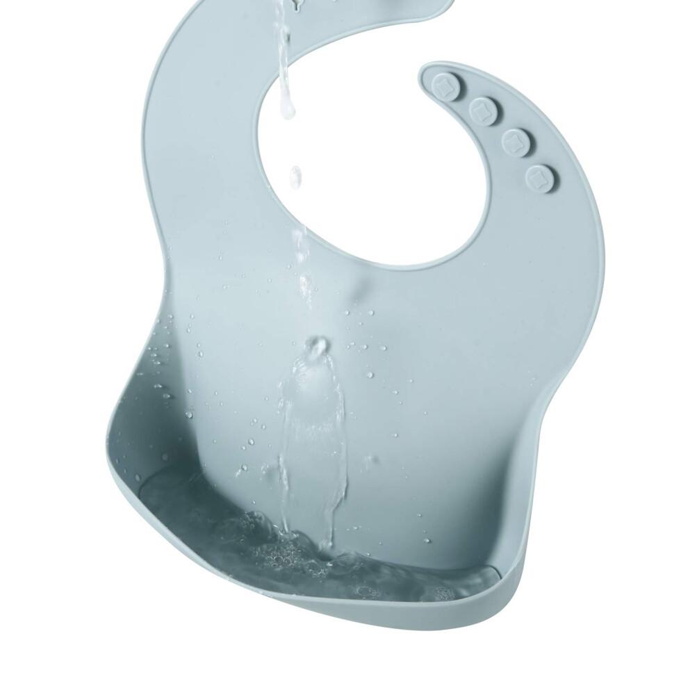 PandaEar 3 Pack Thick Silicone Baby Bibs for Babies & Toddlers (10-72 Months)| Waterproof Baby Feeding Bibs Adjustable with Wide Food Catcher Pocket,
