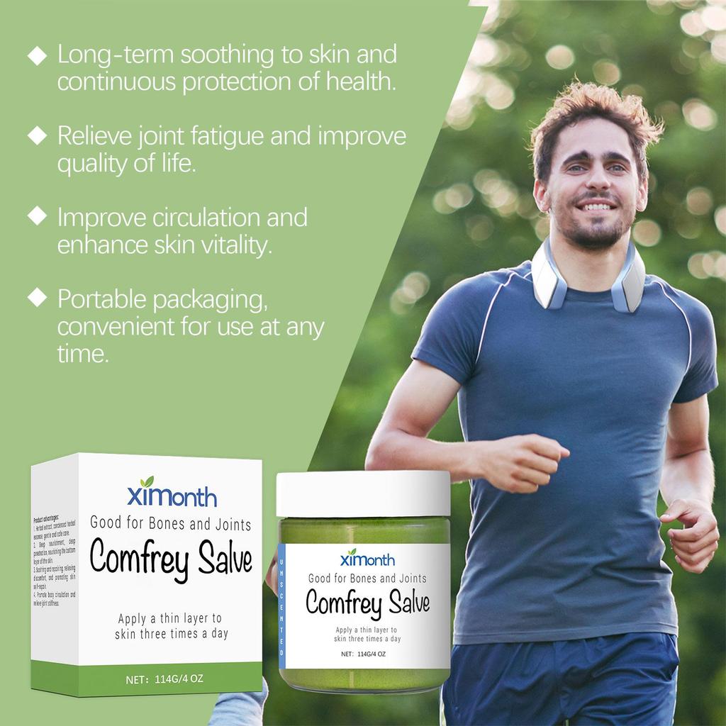XIMONTH Травяной бальзам 114 г Экстракты растений Снимает дискомфорт в коленях, запястьях, пояснице и плечах