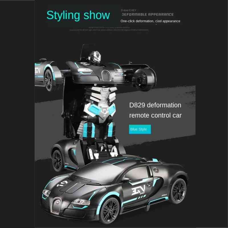 32cm Rc Remote Control Deformation Car Wireless Charging Racing Toy Boy New Year Gift