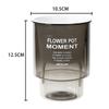Creative Self-Absorbent Transparent Water Culture Pot Small Potted Plant Ware Office Decoration