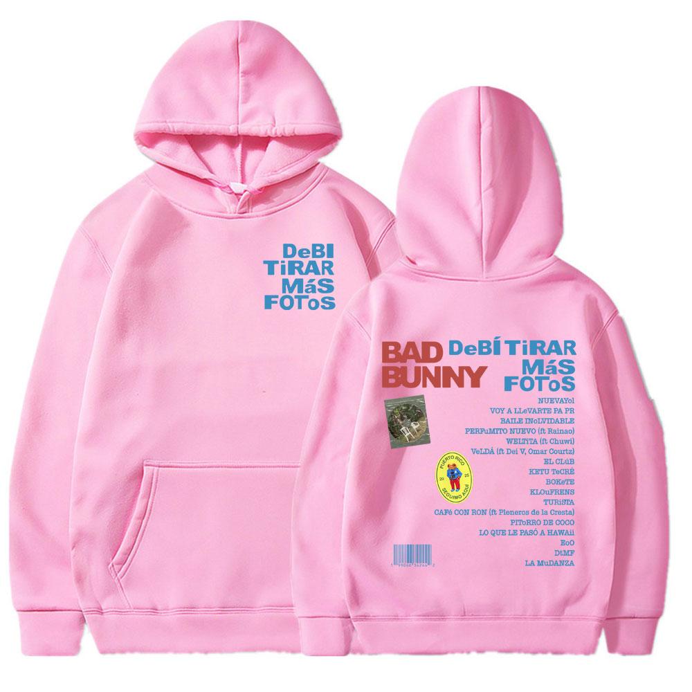 DTMF Debí Tirar Más Fotos 2025 New Album Hoodies Bad Bunny Singer Sweatshirts Men Women Clothing Pullovers Fans Gift Streetwear