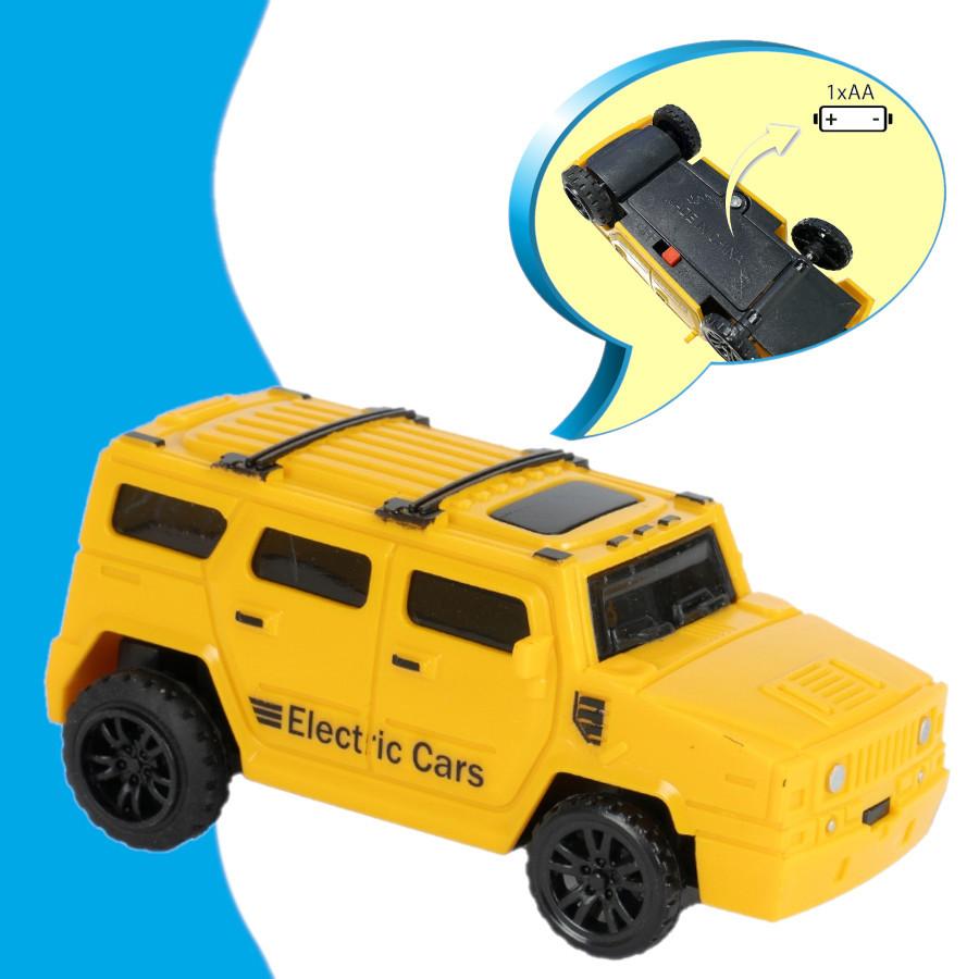 [PACZA][5] Car Track Construction Site Car + 3 Metal Construction Vehicles Z834