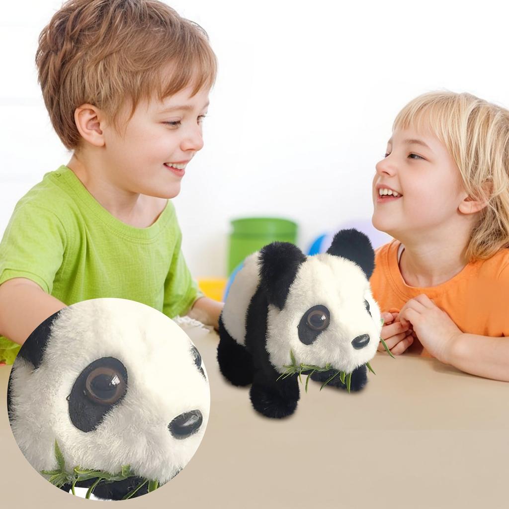 Children's Toys Plush Electric Toys Cute Bear And Leaf Can Walk And Bark