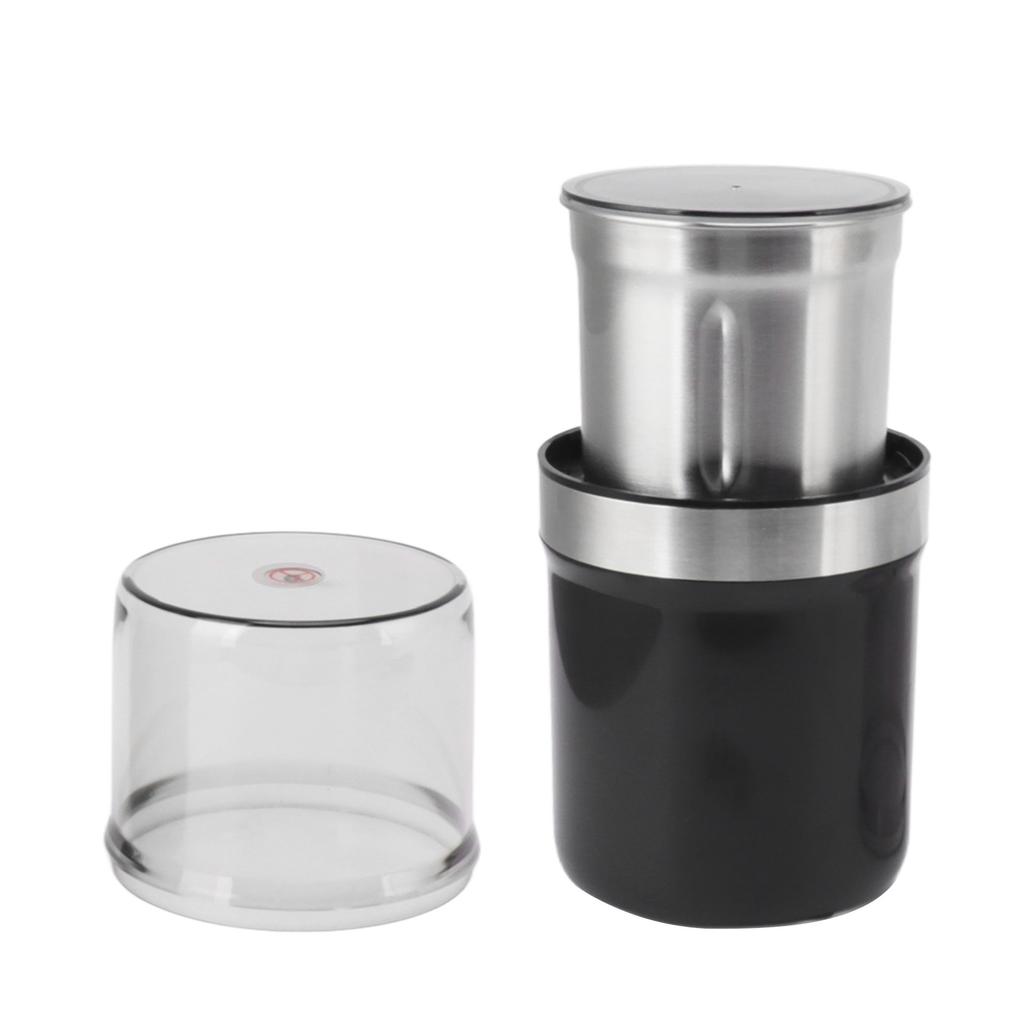 Small Electric Grinder 100g Capacity Stainless Steel Blade Portable Home Coffee Bean Mill for Spice