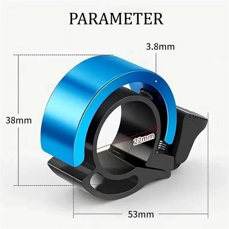 Super Loud Bicycle Bell Universal MTB Handlebar Bicycle Horn Safety Warning Alarm Invisible Horn Riding Equipment Accessories