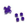eXtremeRate Custom Replacement Dpad Action Purple for PS5 and Controllers Buttons, & Clear, BDM-010, BDM-020, BDM-030, BDM-040, BDM-050