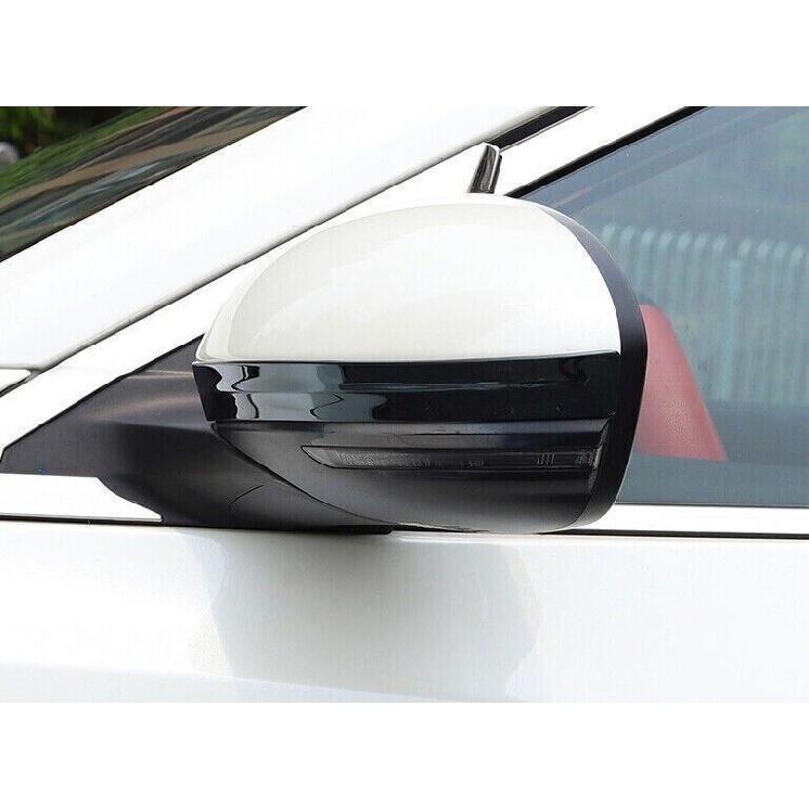 For Nissan Sentra 20-24 Black Titanium Rear View Mirror Strip Molding Cover Trim
