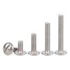 4-10pcs 304 Stainless Steel Large Extra Size Oversize Super Big Slotted Truss Round Head Bolt Screw M2 M2.5 M3 M4 M5 M6