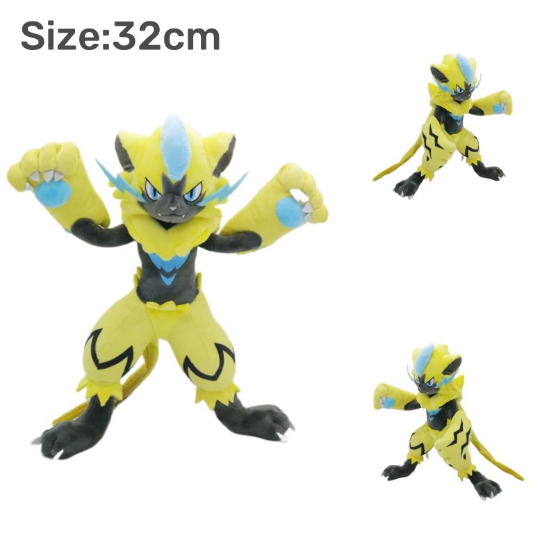Legendary Pokemon Plush Toy Charizard Greninja Lucario Rayquaza Koraidon Goodra Lycanroc Zeraora Kyogre Anime Stuffed Plush Gift