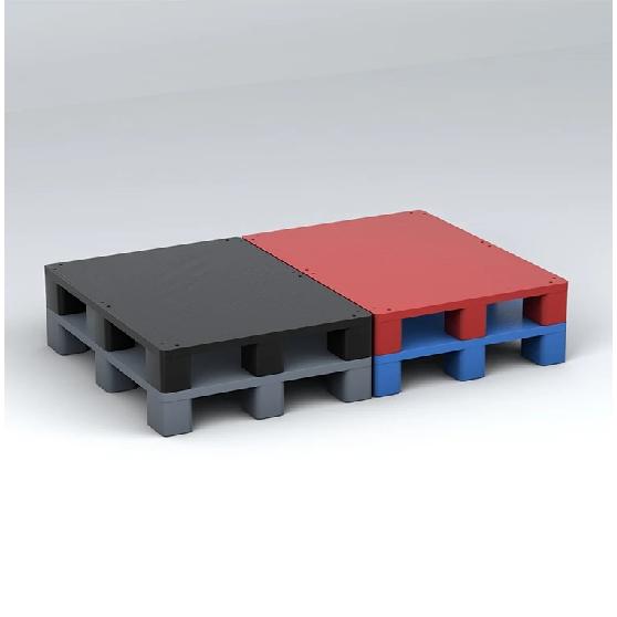 Heavy Duty Plastic Pallets Moisture-Proof Furniture Cups Non-Slip Supermarket Display Platforms Goods Forklift Loading Boards