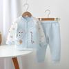 New Baby Cartoon Two-Piece Winter Underwear Set: Soft, Seamless, and Warm for Autumn and Winter.