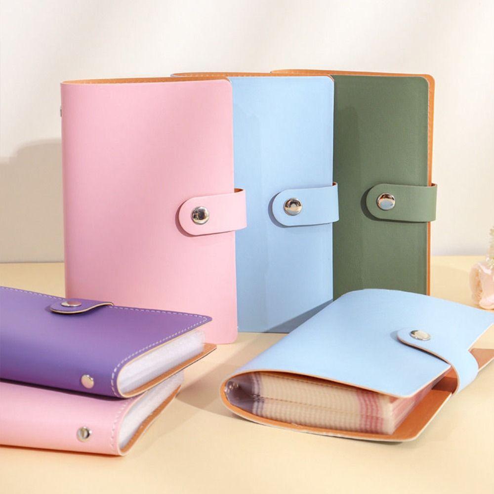 Clear 100 Envelop Savings Challenges Book Leather Cash Budget Notebook Money Planners