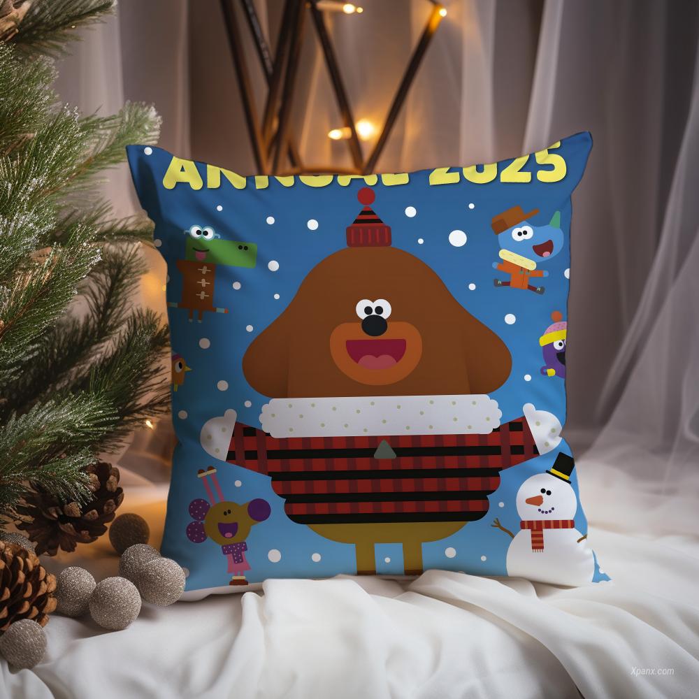 Милая мультяшная наволочка Хэй Duggee Премиум-комфорт Двусторонняя наволочка - Дизайн «Два в одном» для любой комнаты и салона автомобиля
