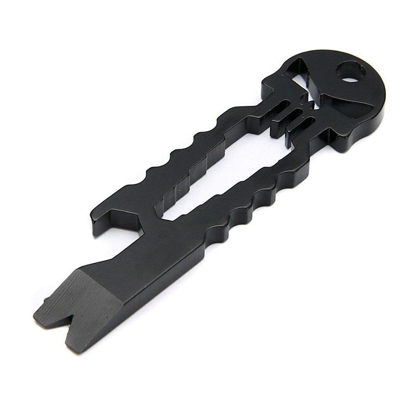 Edc Punisher Skull Multi-functional Survival Pocket Tool Keychain Self-help Kit With Premium Quality Materials For Everyday Adventures