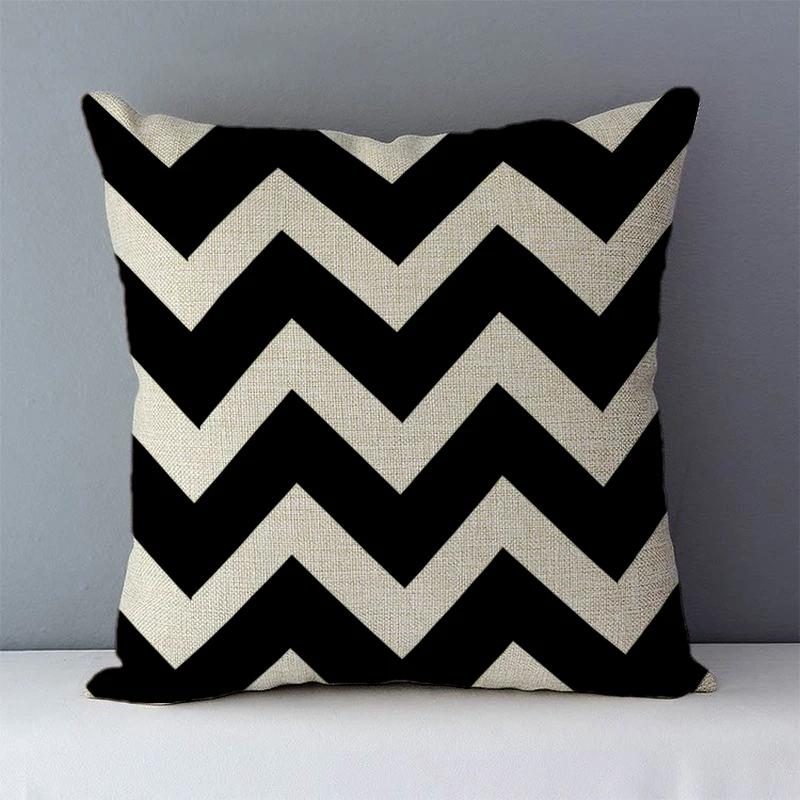 Selected Cozy Cushion Cover Home Decorative Pillow For Sofa Couch Seat Back Cushions xcm Geometric Printed fundas de cojines