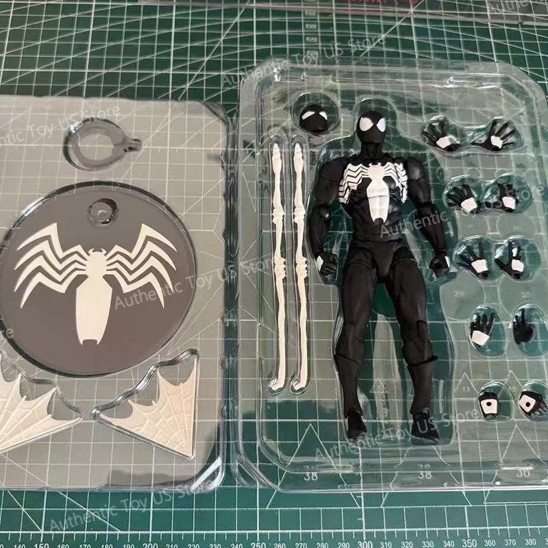 Mess Toys Symbiote Spiderman Messtoys Black Suit Neighbor Scarlet Spider Anime Action Figure Gifts Toys