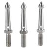 3Pcs/pack Stainless Steel Tripod Foot Spikes Enhanced Stability 3/8Inch Thread Tripod Leg Stabilizers 80mm Length