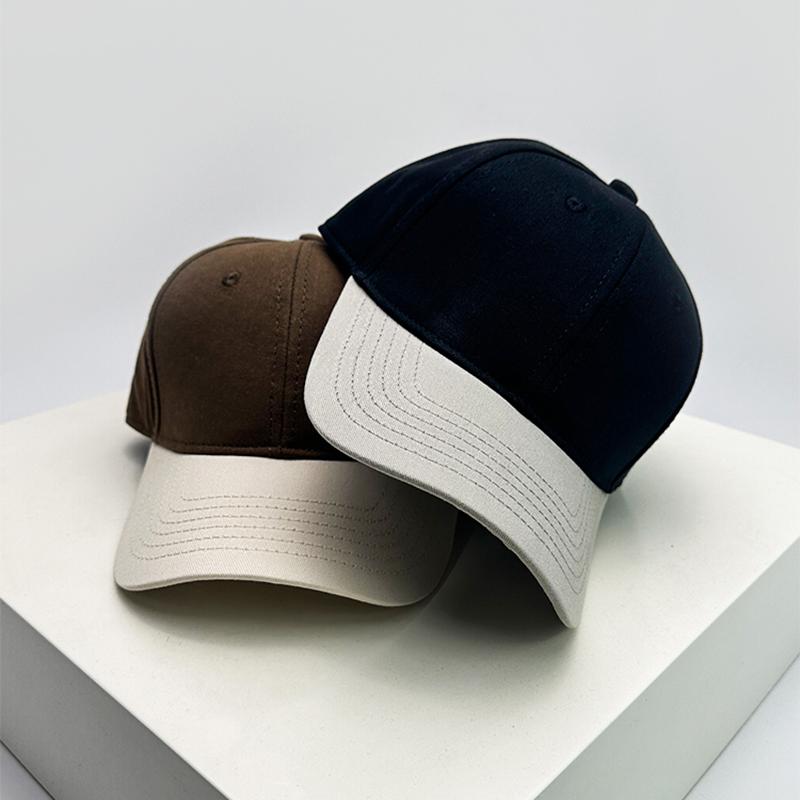Baseball Casual Color Contrast Blocking Simple Women Men For Neutral Gender Fresh Caps Peaked Hats Breathable Outdoor Ins Sunshade Versatile