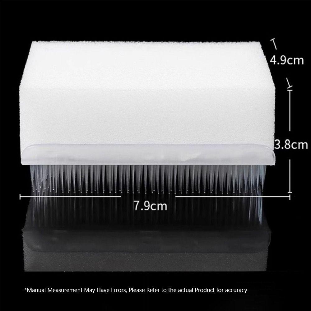 2PCS Soft Brush Disposable Sponge Brush Double Sided Cleaning Brush Nail Seam Cleaning