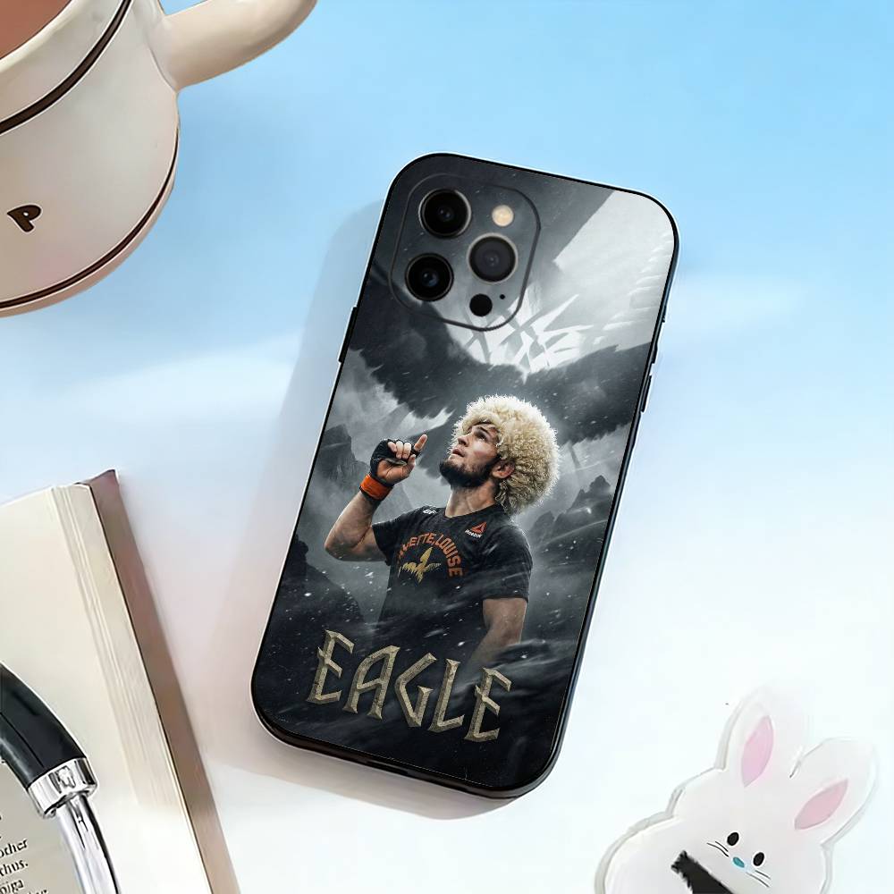 Чехол для телефона The Eagle 2.0 Makhachev Силиконовый Мягкий Для IPhone 17 16 15 14 13 12 11 X XR Plus Pro Max Plus