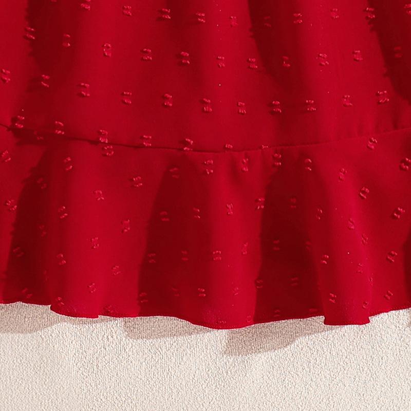 Платье для девочек 8-12 летняя детская одежда красные платья с коротким рукавом для детей одежда